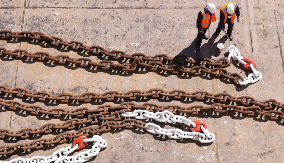how to measure marine anchor chain